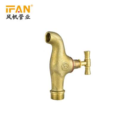 Ifan super T-handle plastic tube pipe fitting brass fitting faucet brass bibcock tap brass tap