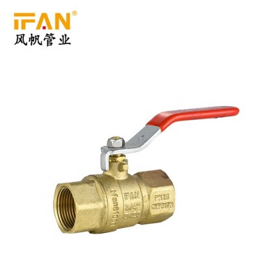 DN15 - DN100 1/2-4inch Pressure PN25 HPB58-3 1 inch Water Brass Ball Valve with brass ball 1/2-4inch